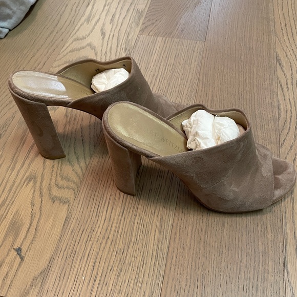 Stuart Weitzman heeled Mule Sandals - Picture 2 of 4